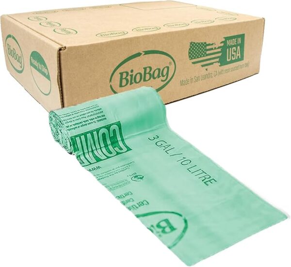 BioBag, Compostable and Biodegradable Bag, 100 Count